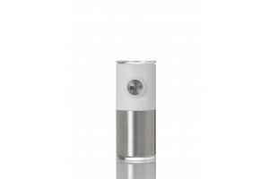 AdHoc Magnetický mlýnek na pepř nebo sůl PEPNETIC PreciseCut® bílý se nástěným držákem